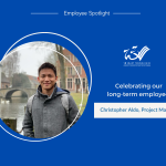 Celebrating our long-tenured staff Christopher Aldo